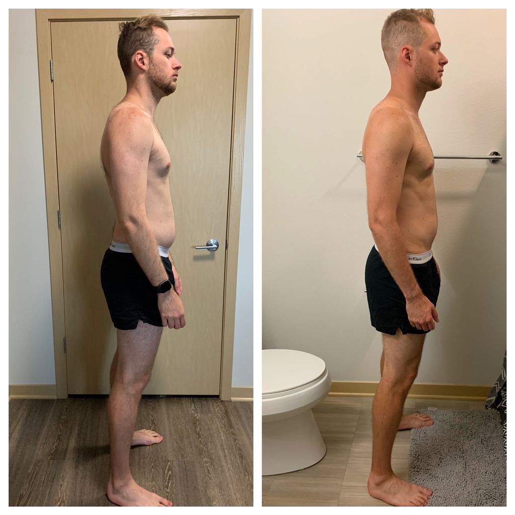 A client from my reGROWTH program. Day 1 —> Day 30