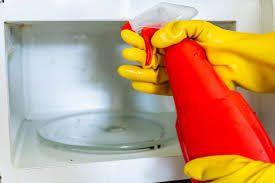 Microwave cleaning 