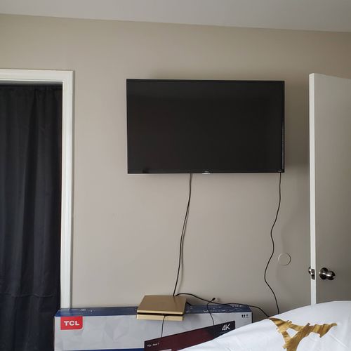 Thank you so much Doug for mounting our TV for us.