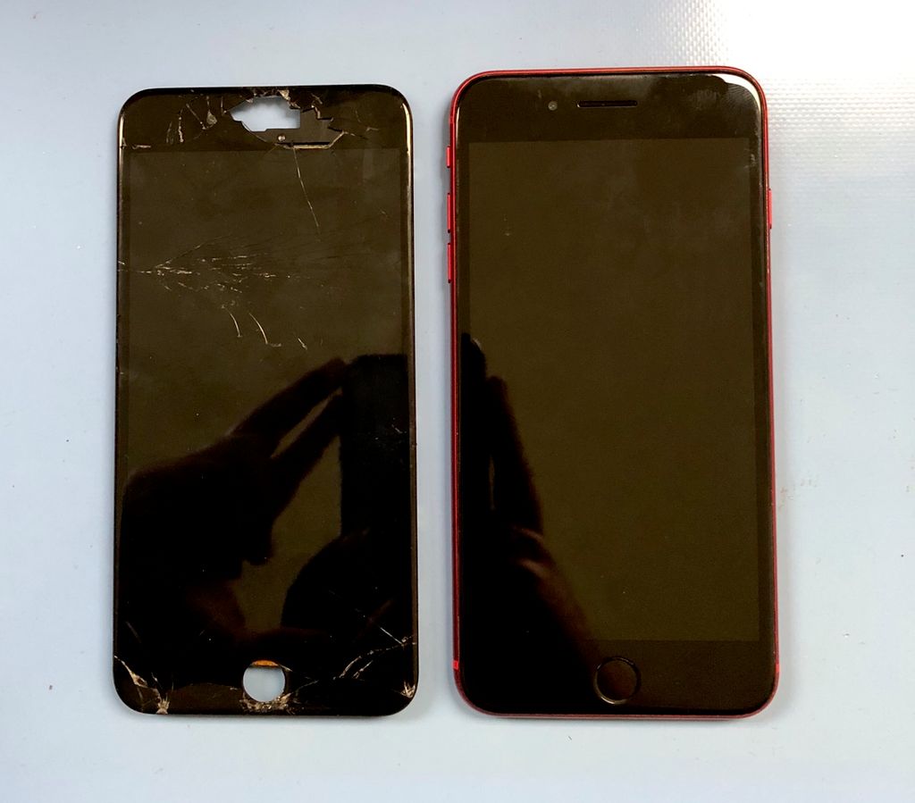 iPhone 8+ Before and After