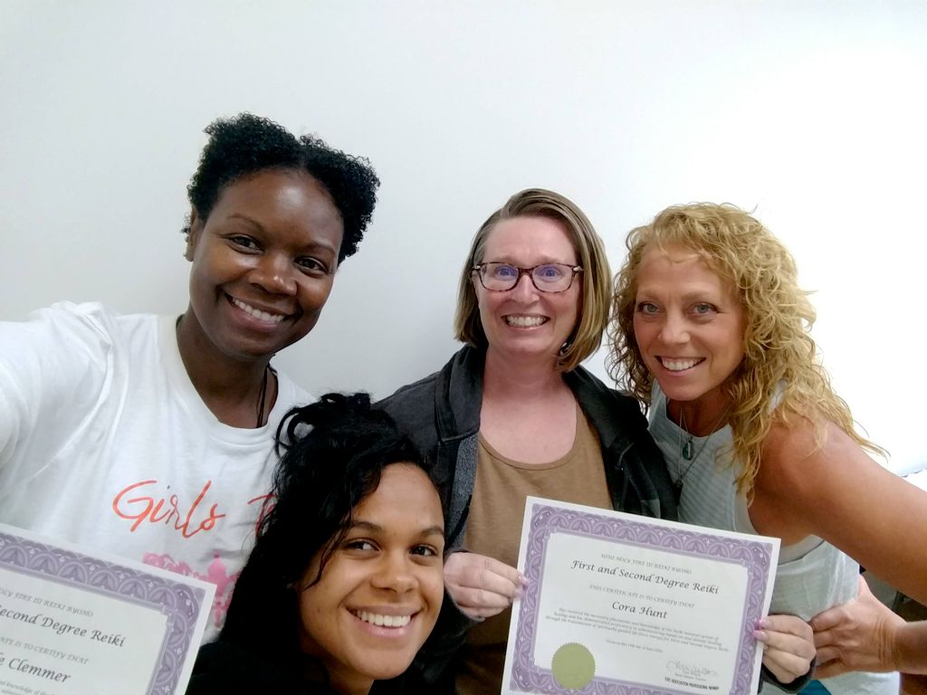 Reiki 1&2 Class Graduates!