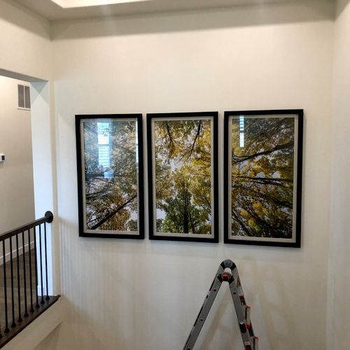 Picture Hanging and Art Installation
