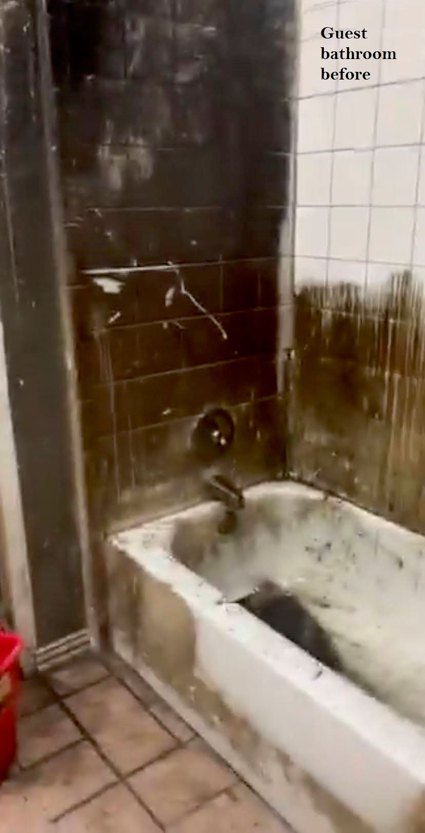 house fire before clean 