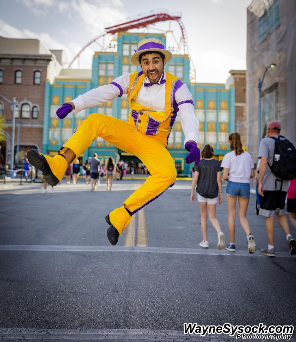 Performing at both Disney And Universal 