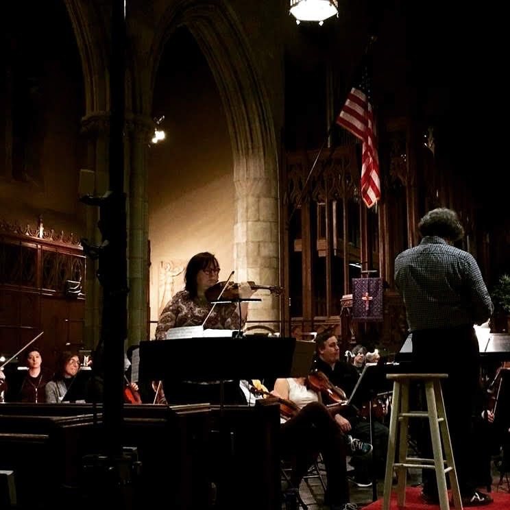 Rehearsing the Shostakovich concerto