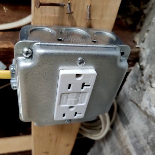 Excellent electrician. Needed to add outlets for a