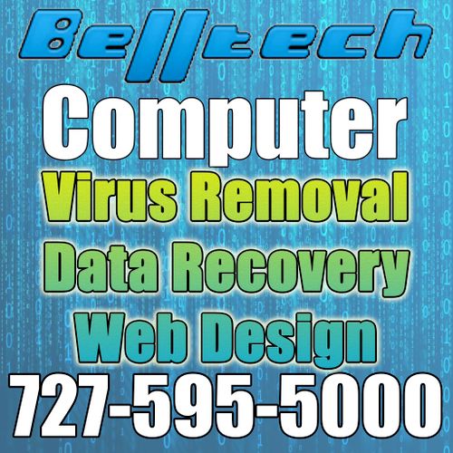Virus Removal, Data Recovery Web Design and More..