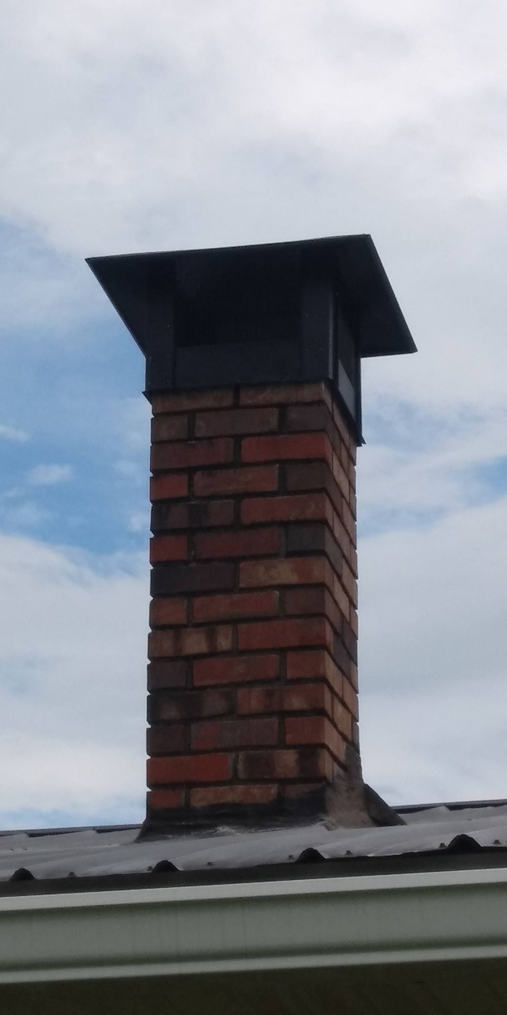 custom made masonry cap installed 07/28/20