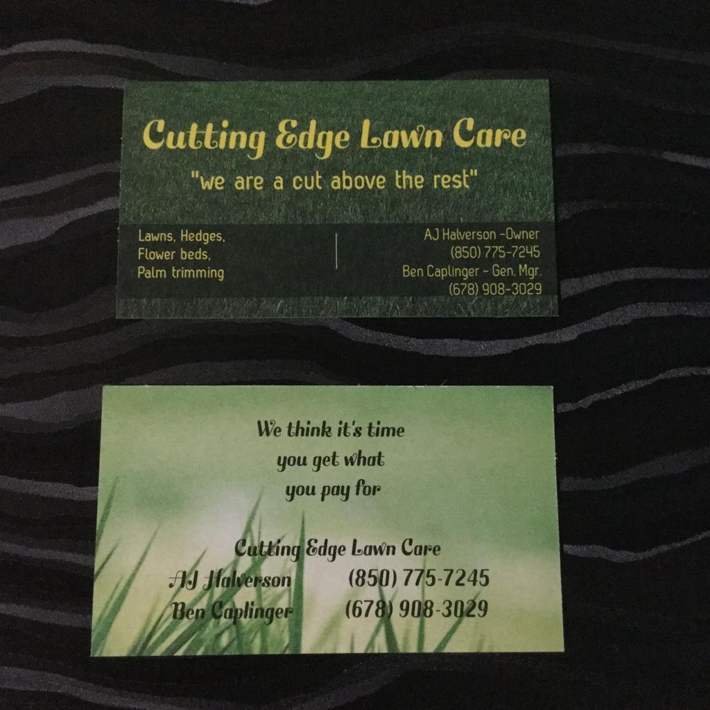 Cutting edge lawn care LLC