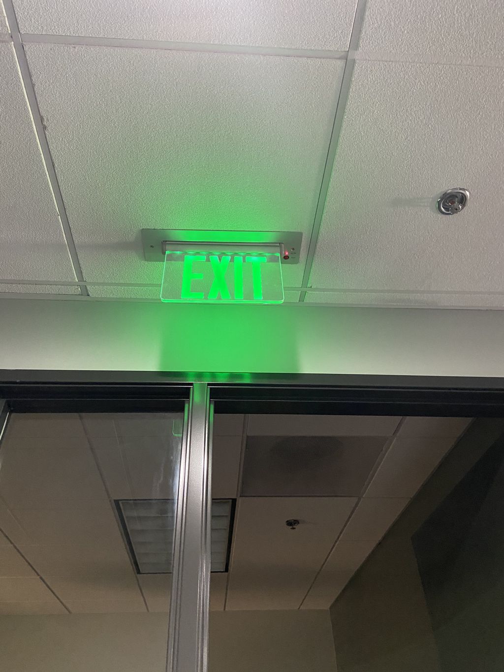 Commercial Building Installation of Exit Signs