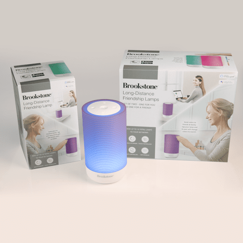 Brookstone Friendship Lamp Packaging