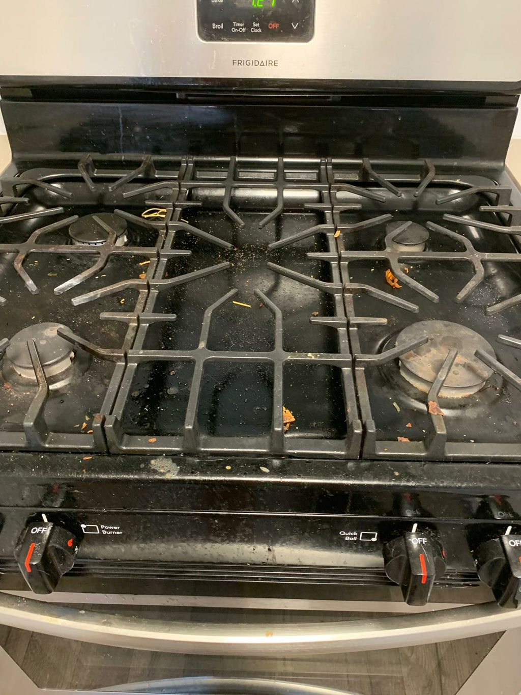lots of grease and grime!