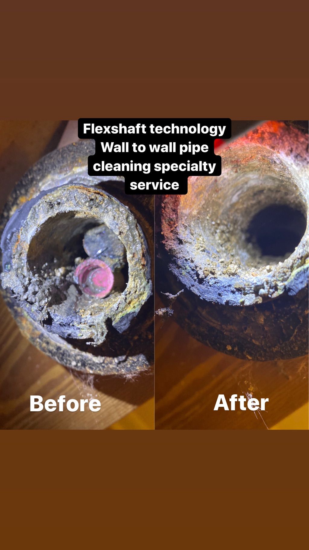 This is a before and after photo of a specialty se