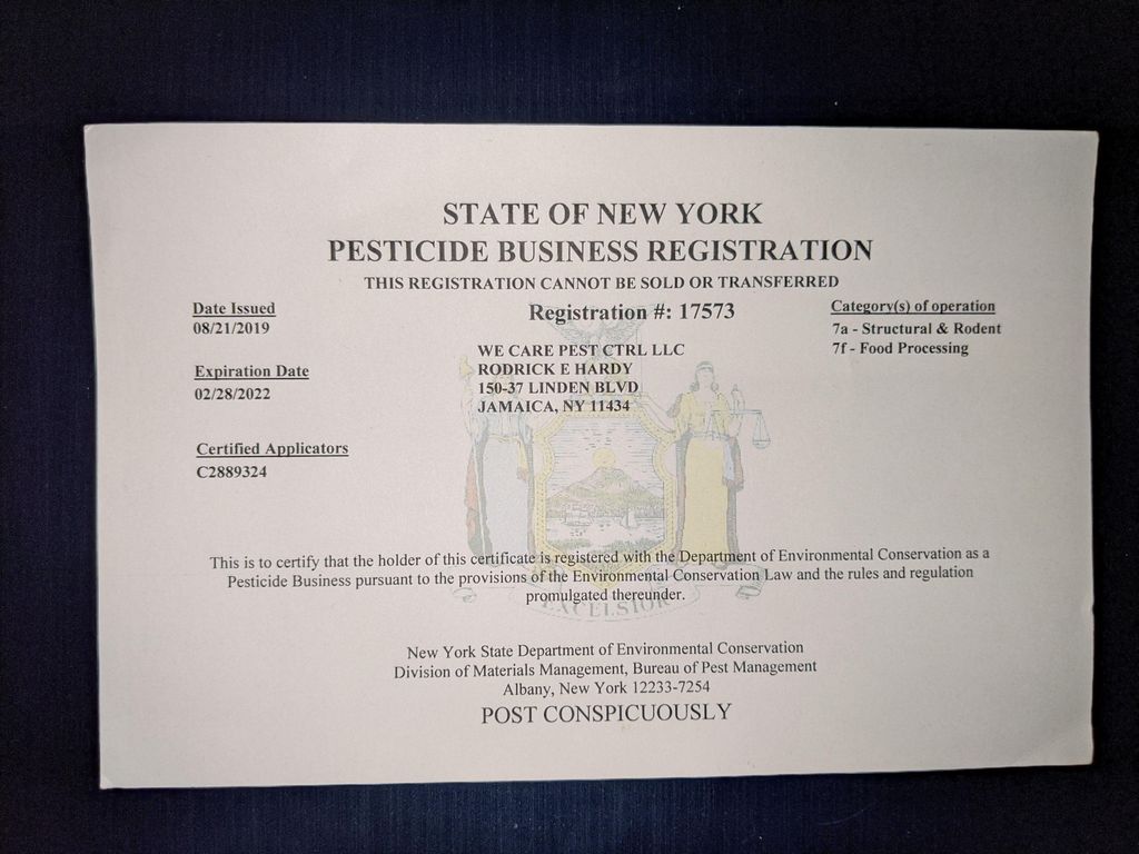 Registration with NYSDEC