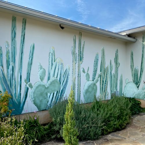 Beautiful mural art! Interpreted my idea with even