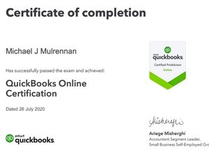 Certified Quickbooks ProAdvisor 