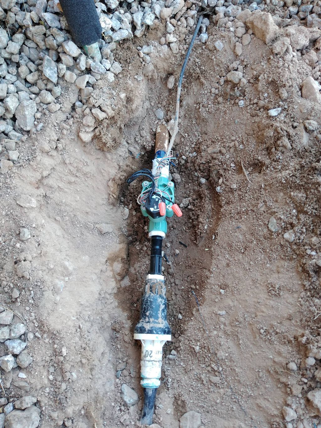 Valve fixed