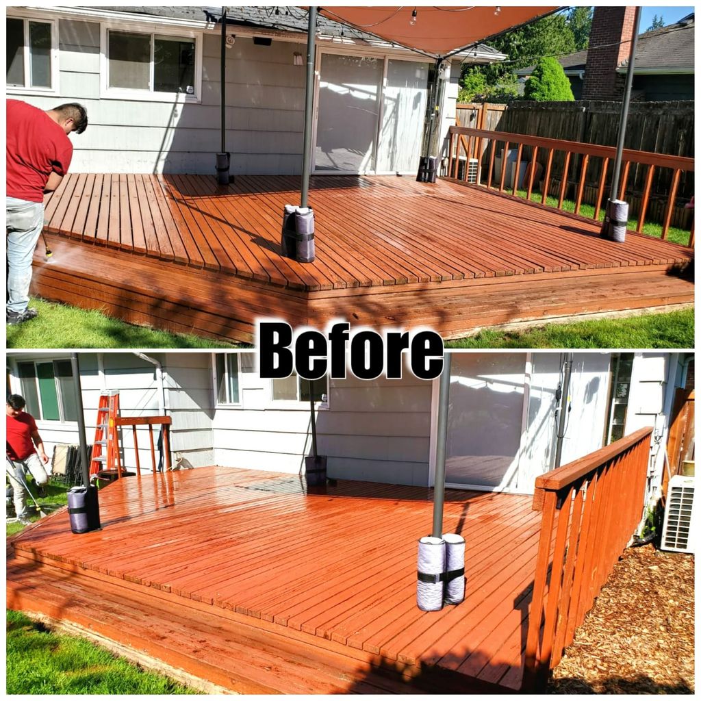 Deck Staining and Sealing