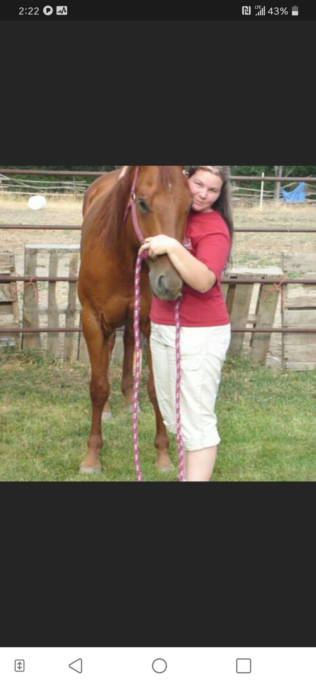 Me and 1 of my 6 horses, Orion.