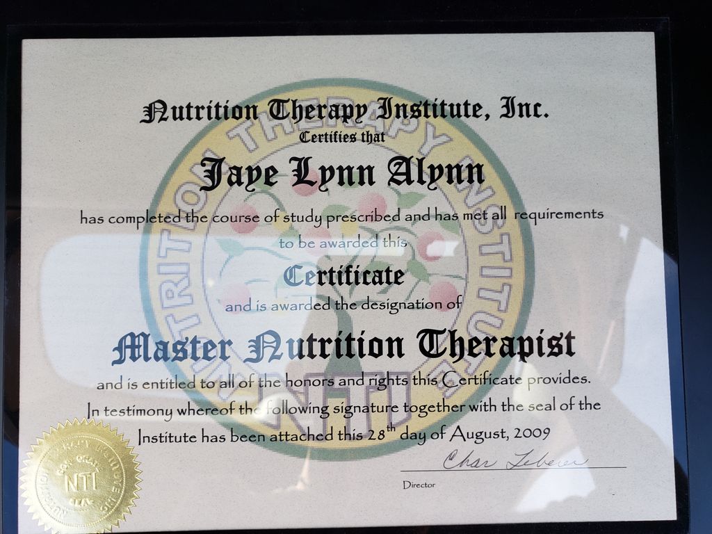 Holistic nutrition program for alternative health 