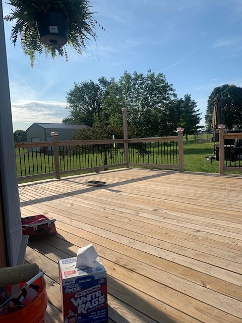 Deck Staining and Sealing project from 2020