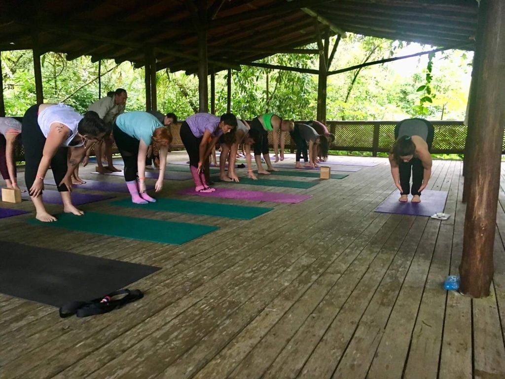 Working on an eco lodge in the Costa Rican rainfor