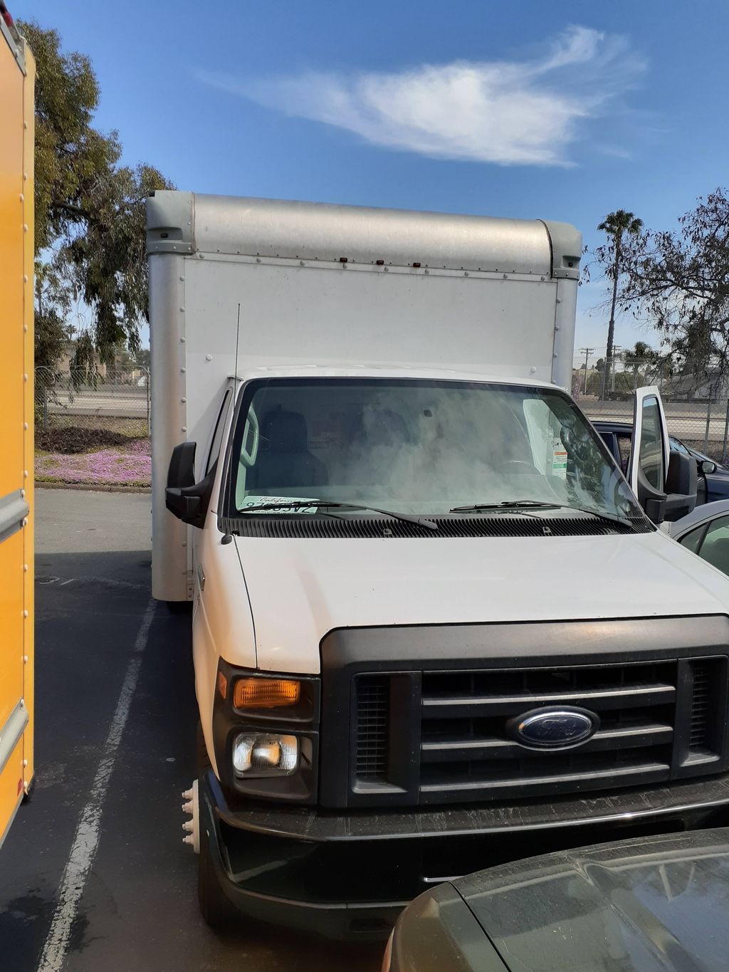 Parked and resting after a long day of deliveries.