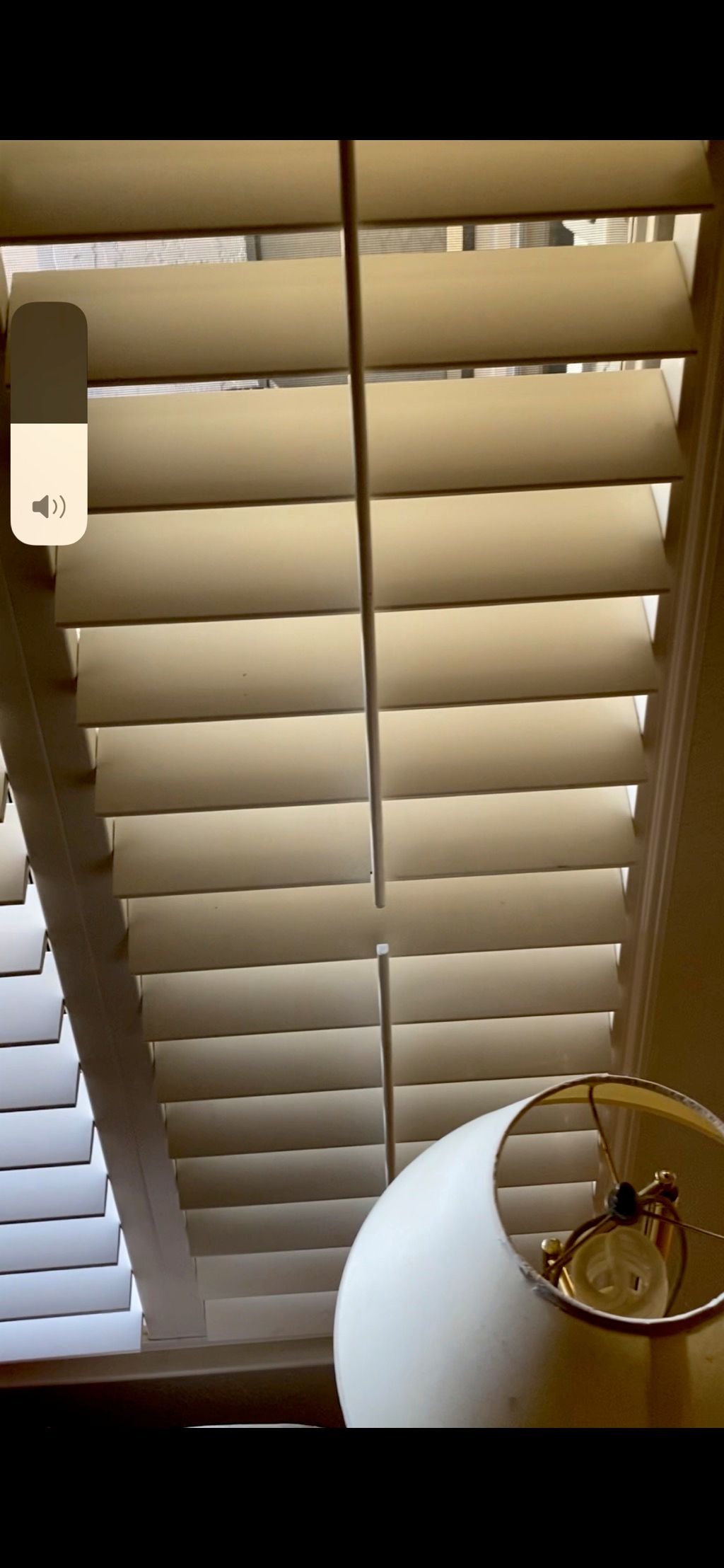 These plantation shutters weren’t cleaned in over 