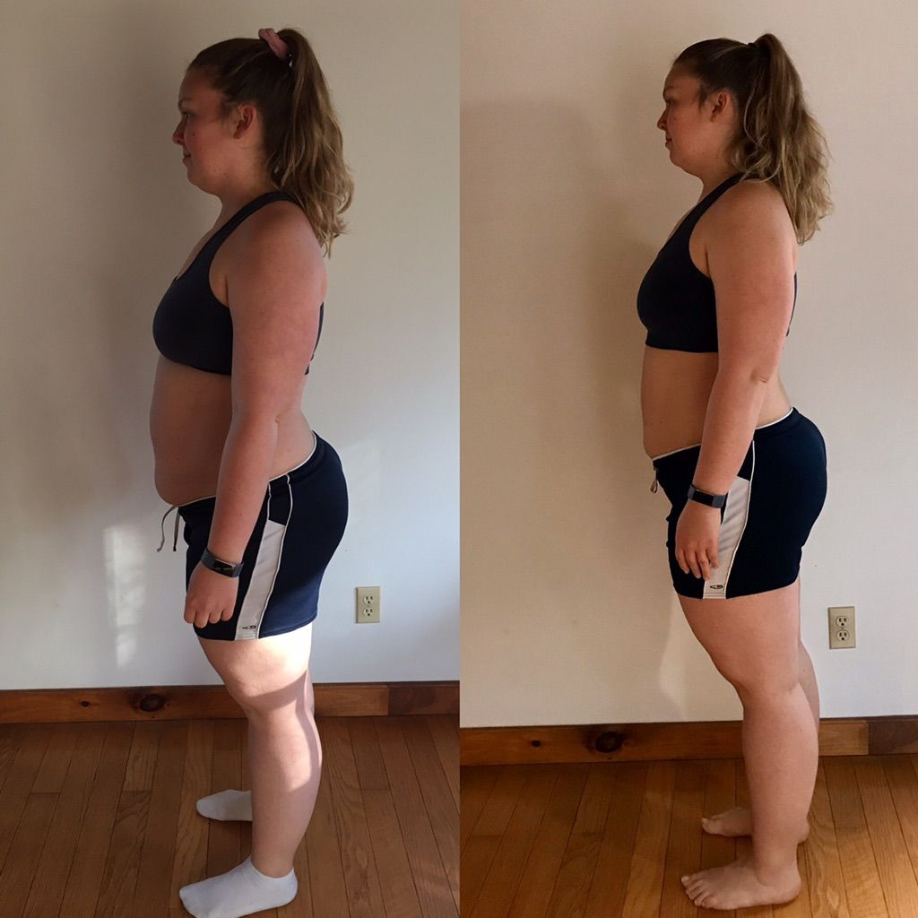 21 day transformation following her customized Nut