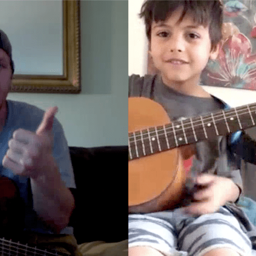 Young Child Skype Lesson