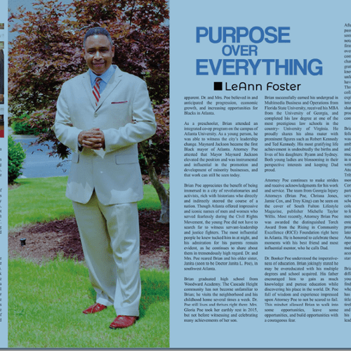 Attorney Brian Poe - Godlock Magazine Feature