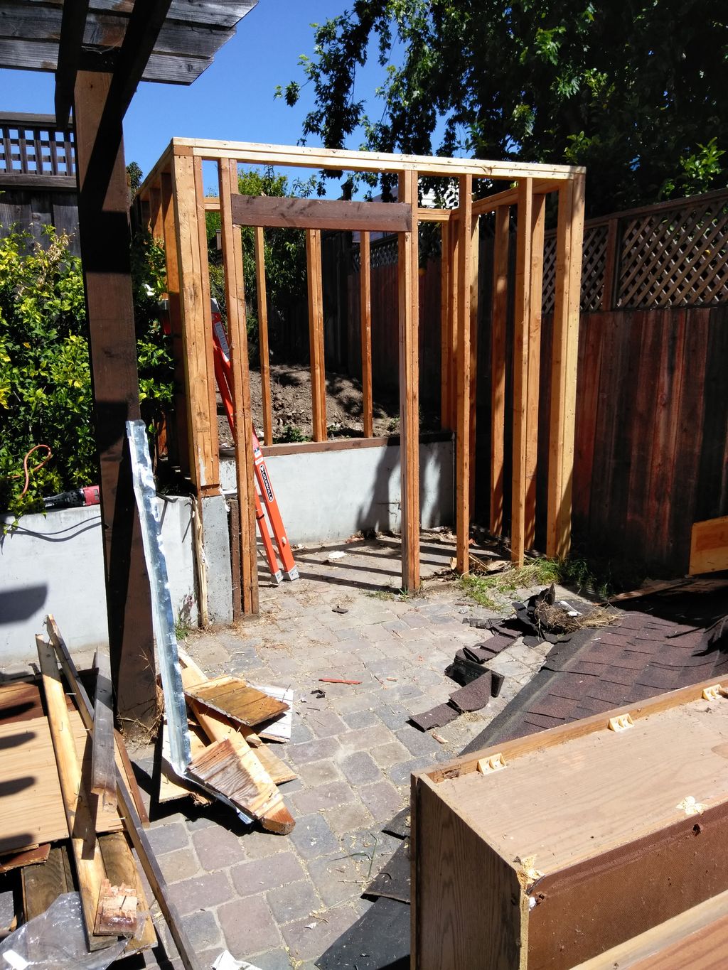 Shed removal