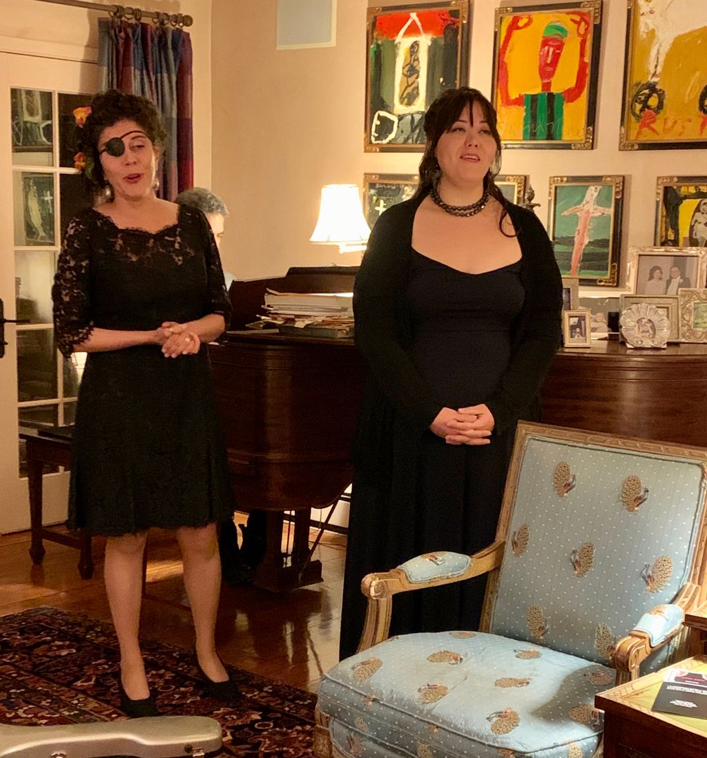 Professional singers in Janice's studio 