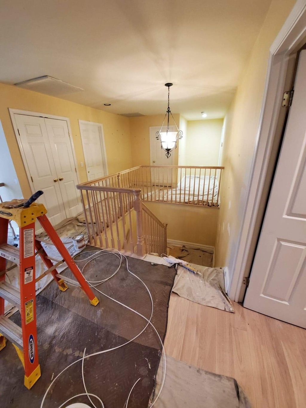 Before stairs & hallway