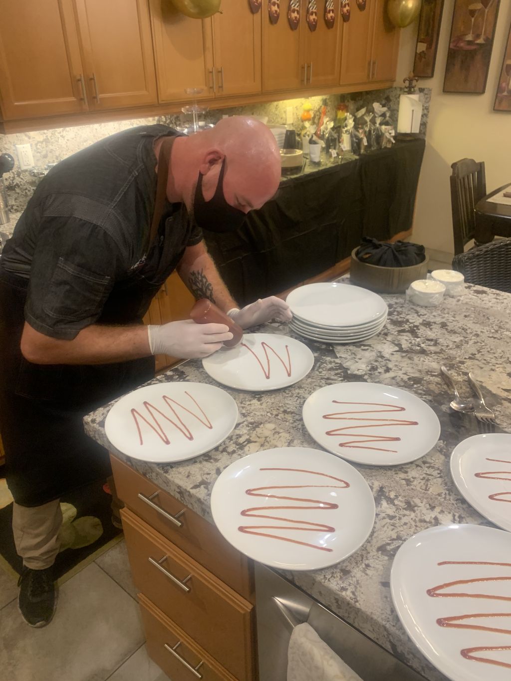 Getting ready to plate Dinner