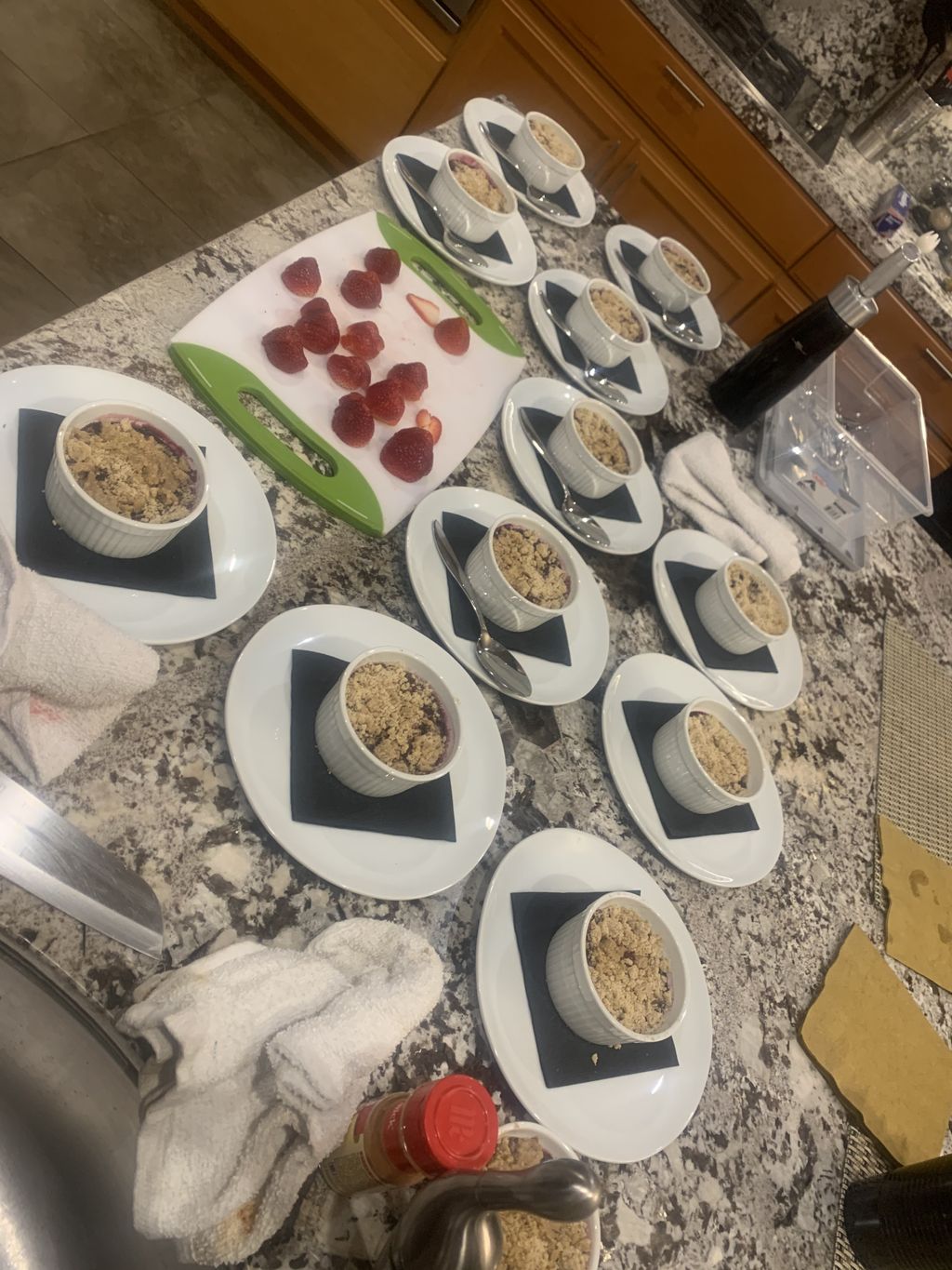 Plated desserts!