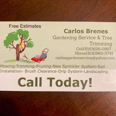Avatar for Carlos Gardening Service