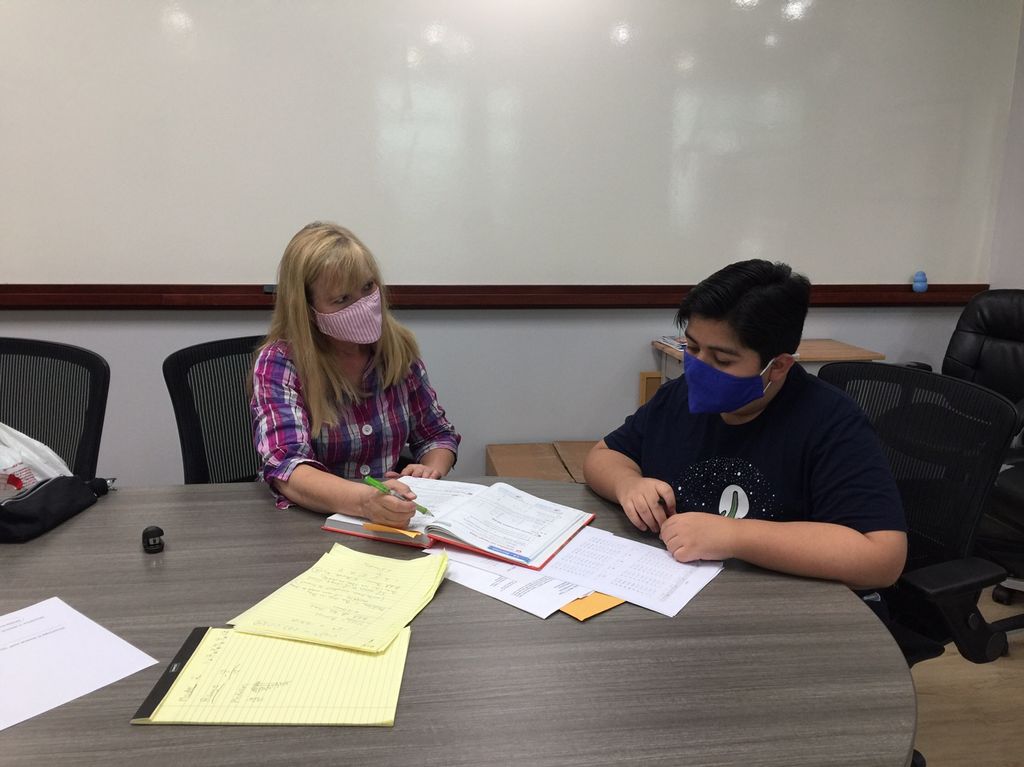 Tutoring during the pandemic!