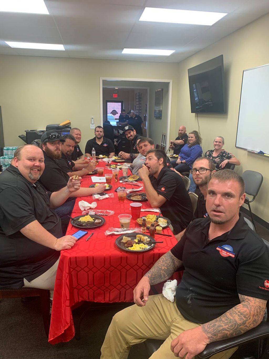 Company breakfast