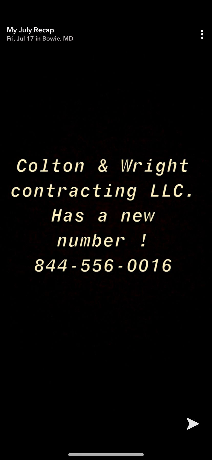 Colton & Wright Contracting LLC