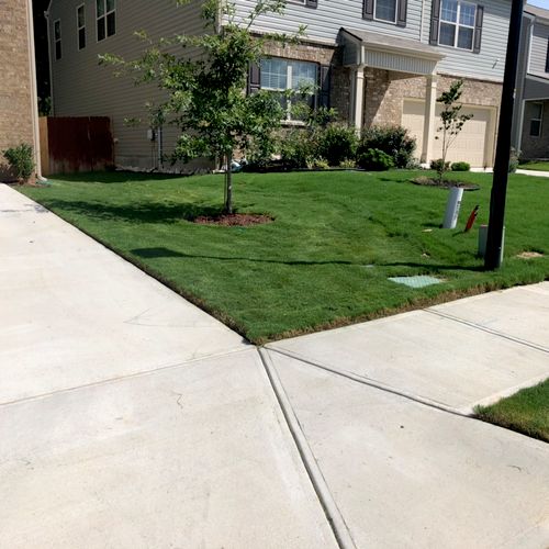 Outstanding work by D’s lawn care service. The att