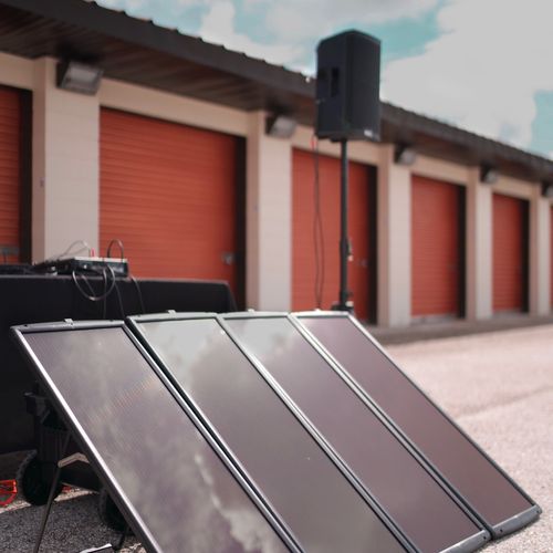 Solar Powered Sound System. Make your event green!