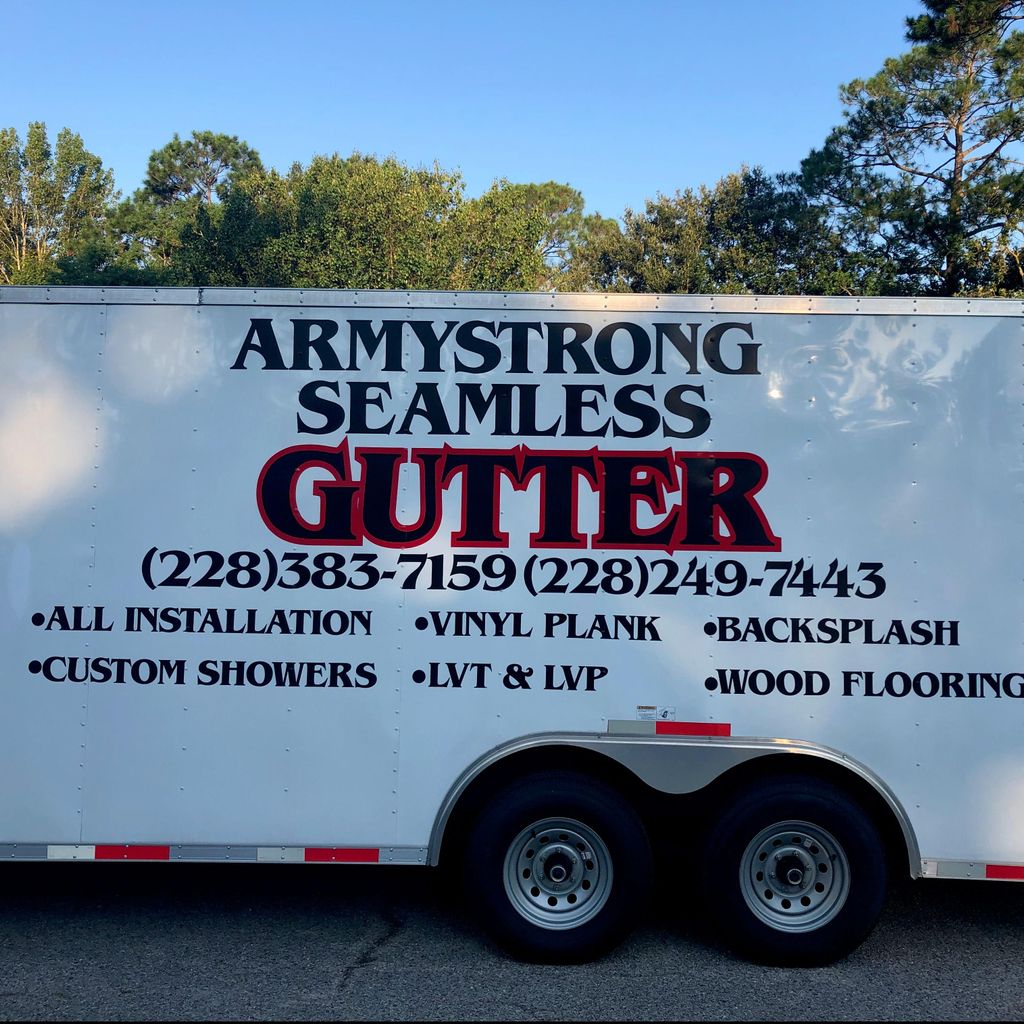 gutters Armystrong top covering llc