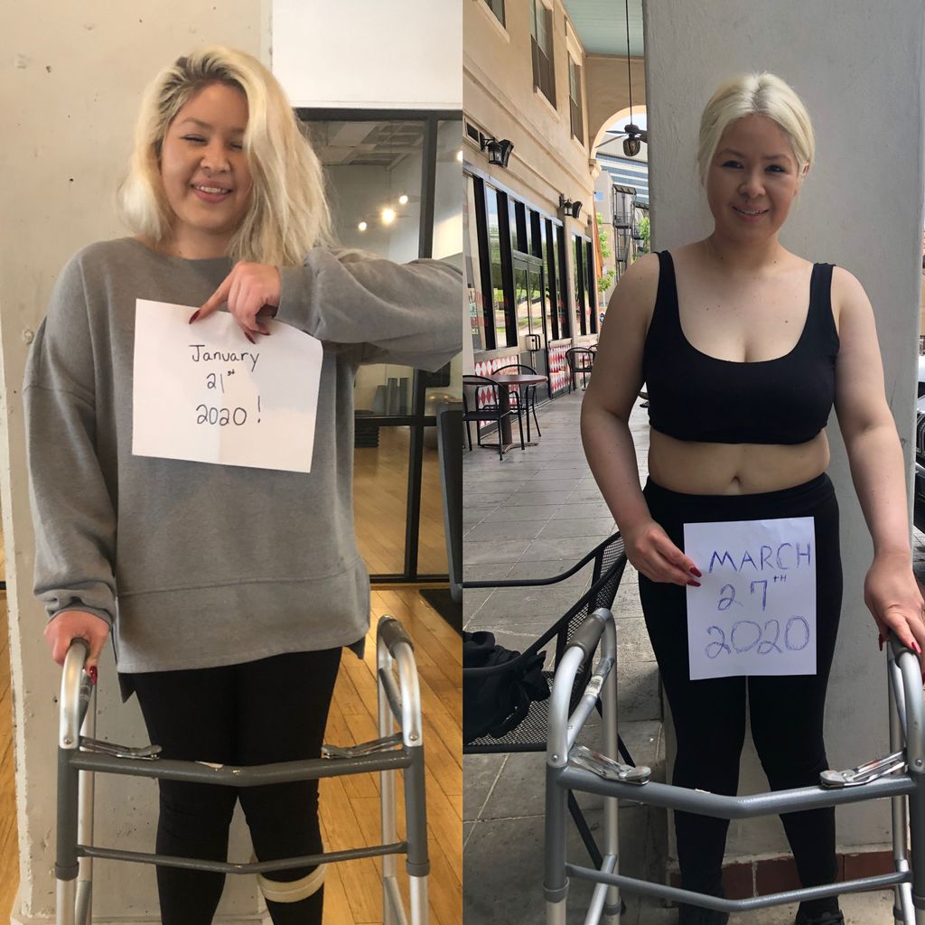 Jan regain her strength in legs, core, and balance