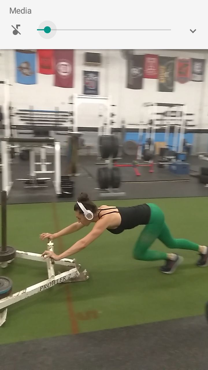 just pushing some weights