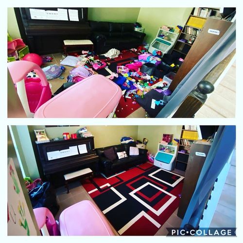Playroom Before and After