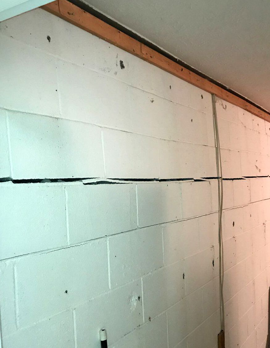 Horizontal Crack in Foundation