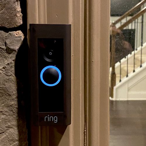Smart doorbells give you eyes out front. 