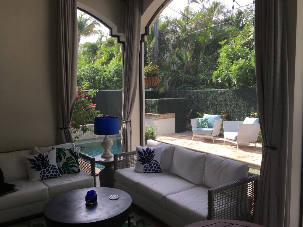 a room created from a covered porch