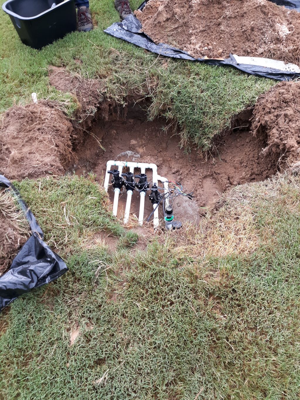 Created minor sink hole